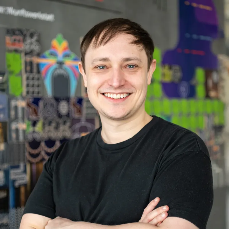 Portrait of Jamie Wood, Chief Technology & Product Officer of Ambr AI